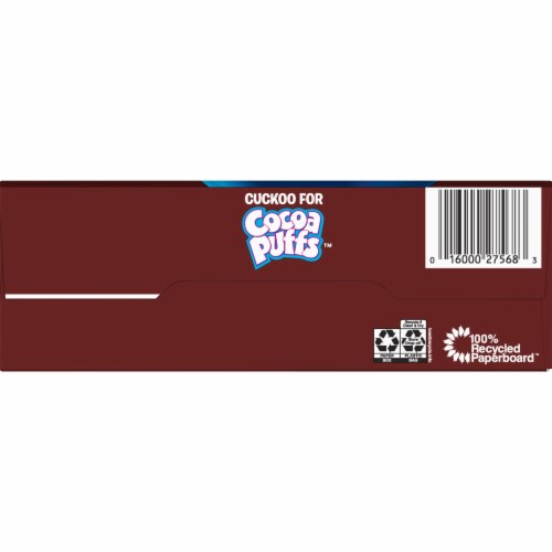 Cocoa Puffs Chocolate Cereal Perspective: bottom