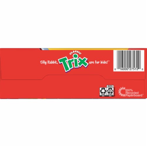 Trix Fruit Flavored Cereal Perspective: bottom