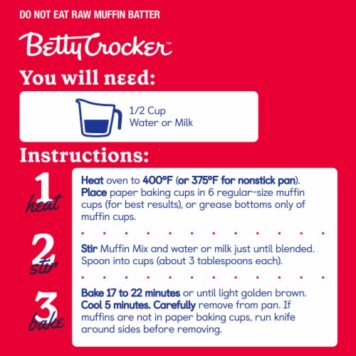 Betty Crocker™ Banana Nut Muffin Mix Perspective: bottom
