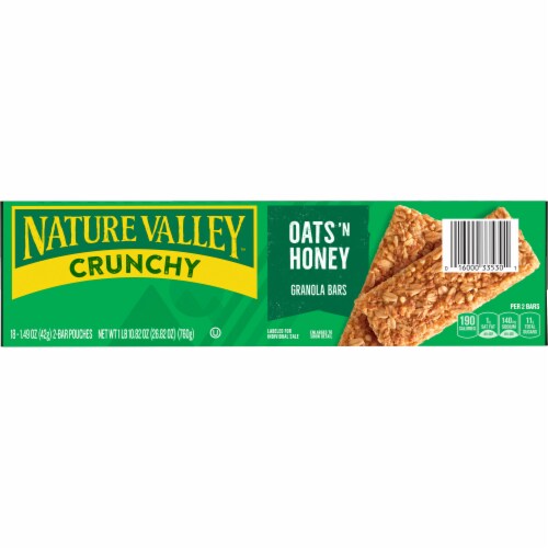 Nature Valley Crunchy Oats 'n Honey Granola Bars, 49 ct / 1.49 oz - Food 4  Less