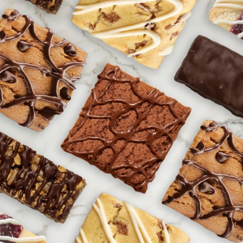 Fiber One 70 Calorie Brownies Chocolate Fudge Snack Bars Perspective: bottom
