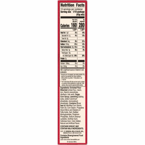 Betty Crocker™ Delights Super Moist™ Butter Pecan Cake Mix Perspective: bottom