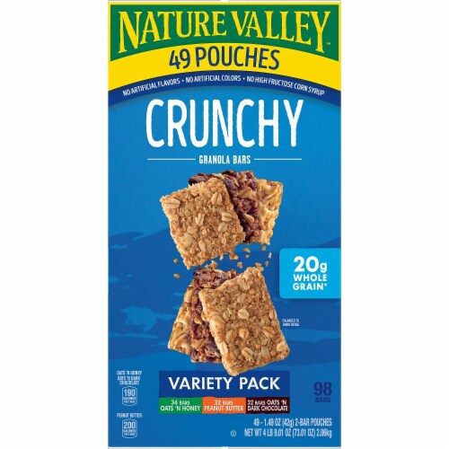 Nature Valley Crunchy Granola Bars Variety Pack 30 Count Perspective: bottom