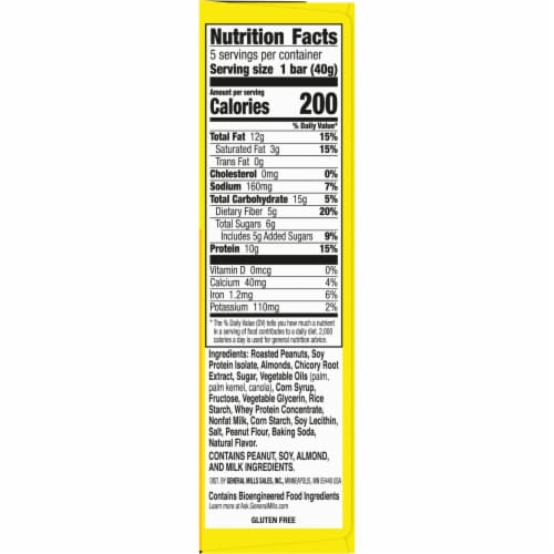 Nature Valley Salted Caramel Chewy Granola Bars Perspective: bottom