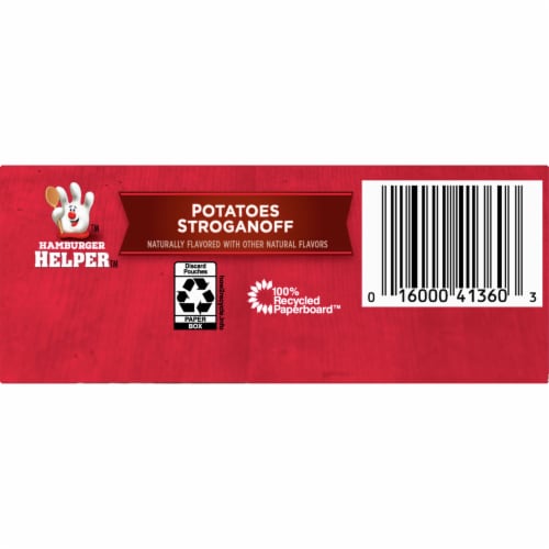 Hamburger Helper Potatoes Stroganoff Perspective: bottom