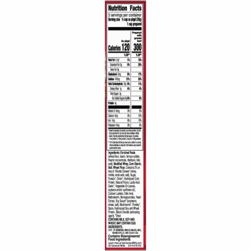 Hamburger Helper™ Stroganoff Pasta & Creamy Sauce Mix Perspective: bottom