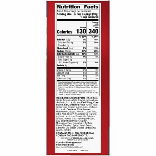 Stroganoff Hamburger Helper Twin Pack Perspective: bottom