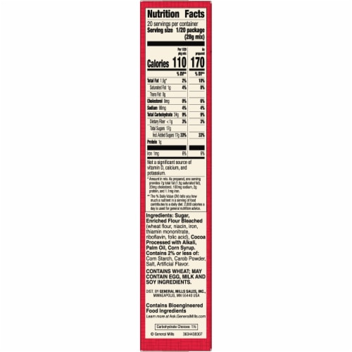 Betty Crocker™ Favorites Dark Chocolate Brownie Mix Perspective: bottom