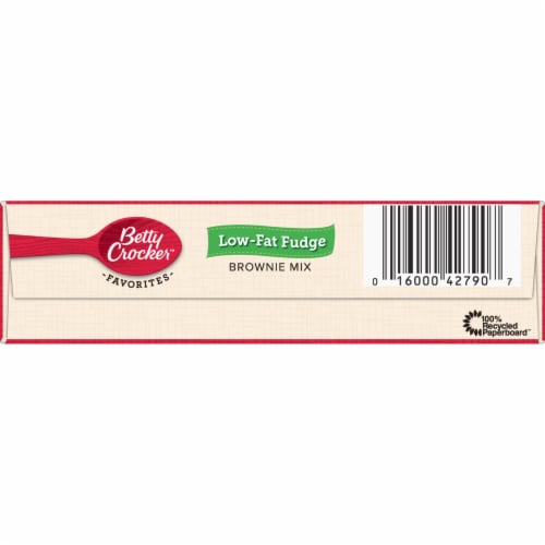 Betty Crocker Low Fat Fudge Family Size Brownie Mix Perspective: bottom
