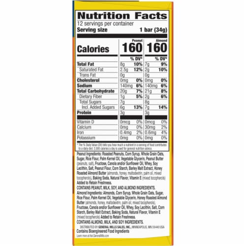 Nature Valley Granola Bars Sweet and Salty Nut Variety Pack Perspective: bottom