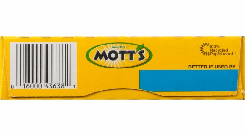 Mott's Fruity Centers Mixed Berry Fruit Snacks Perspective: bottom