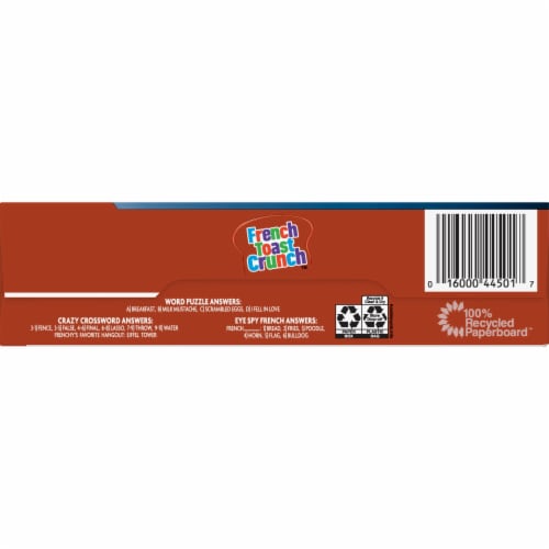 General Mills French Toast Crunch Cereal Perspective: bottom