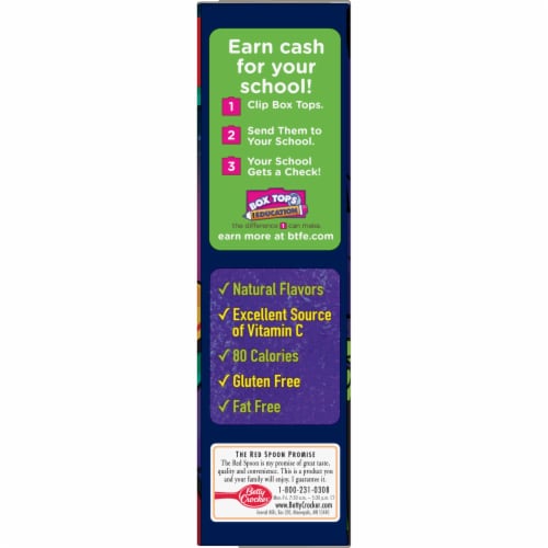 Betty Crocker Teenage Mutant Ninja Turtles Fruit Flavored Snacks Perspective: bottom