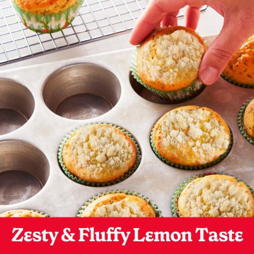 Betty Crocker Lemon Poppy Seed With Streusel Muffin & Quick Bread Mix Perspective: bottom