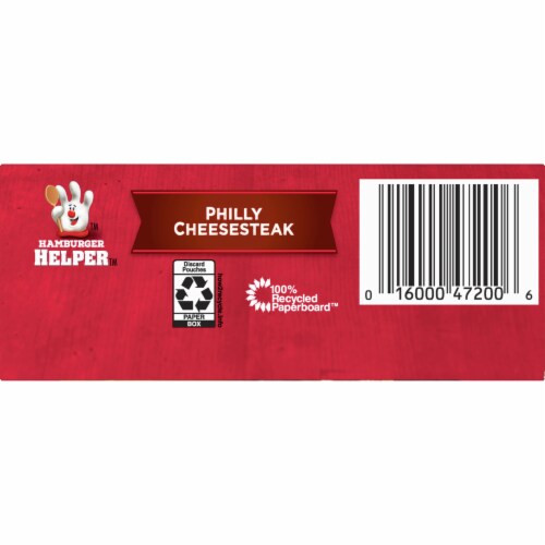 Hamburger Helper Philly Cheesesteak Mix Perspective: bottom