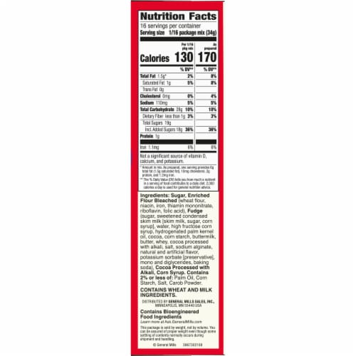 Betty Crocker™ Delights Supreme Fudge Brownie Mix Perspective: bottom