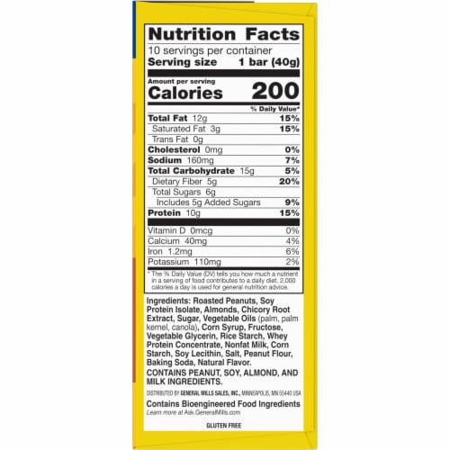 Nature Valley Salted Caramel Granola bars Perspective: bottom