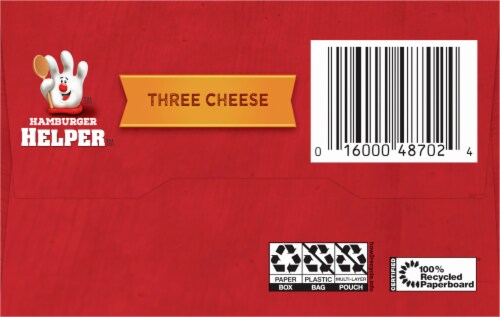 Hamburger Helper Three Cheese Pasta & Sauce Mix Twin Pack Perspective: bottom