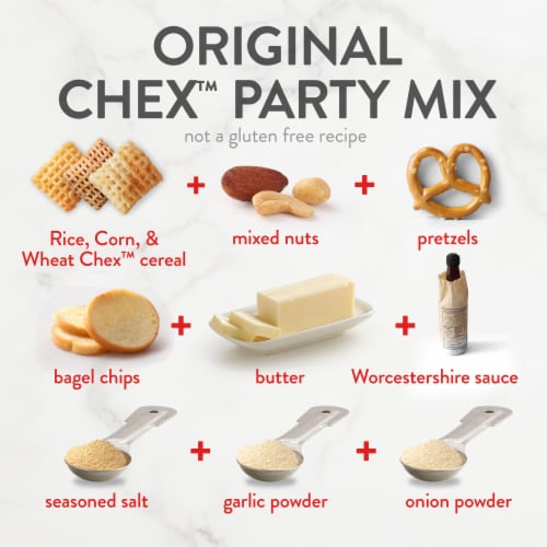 Rice Chex Made with Whole Grain Gluten Free Breakfast Cereal Perspective: bottom
