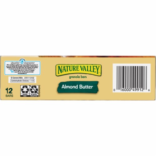 Nature Valley Crunchy Almond Butter Granola Bars Perspective: bottom