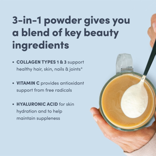 NeoCell Super Collagen Plus With Vitamin C and Hyaluronic Acid Unflavored Collagen Powder Perspective: bottom