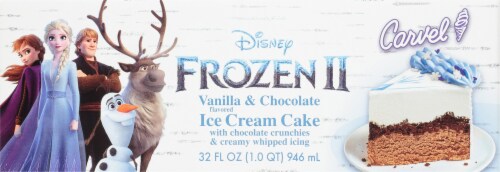 Carvel® Disney Frozen 2 Vanilla & Chocolate Ice Cream Cake Perspective: bottom