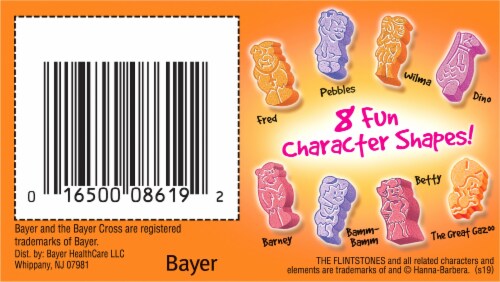Flintstones™ Chewable Kids Vitamin Plus Immunity Support with Vitamins A C E & Zinc Perspective: bottom