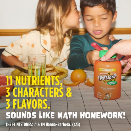 Flintstones™ Gummies Kids Vitamins With Immunity Support Perspective: bottom