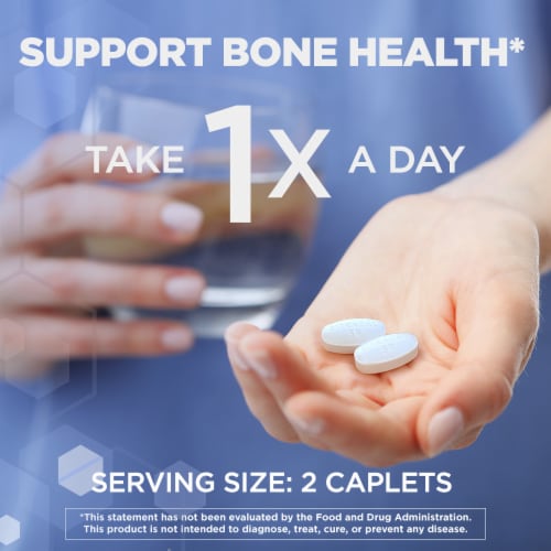 Citracal® +D3 Slo-Cal® Technology Calcium Supplement 1200mg Coated Caplets Perspective: bottom
