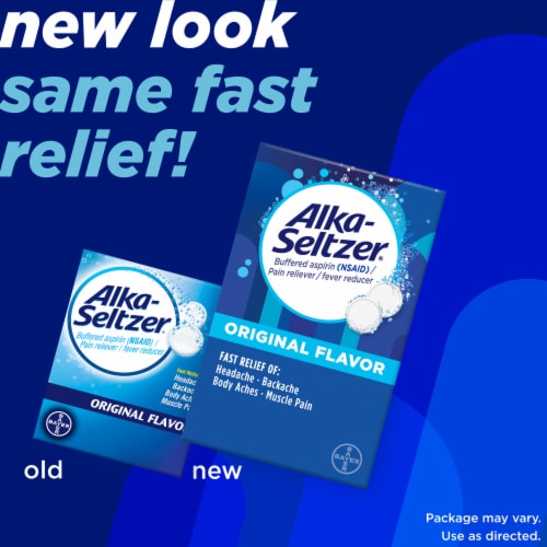 Alka-Seltzer® Original Effervescent Tablets Perspective: bottom