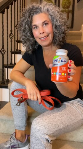 One A Day® Women's 50+ Healthy Advantage Multivitamin / Multimineral Supplemental Tablets Perspective: bottom