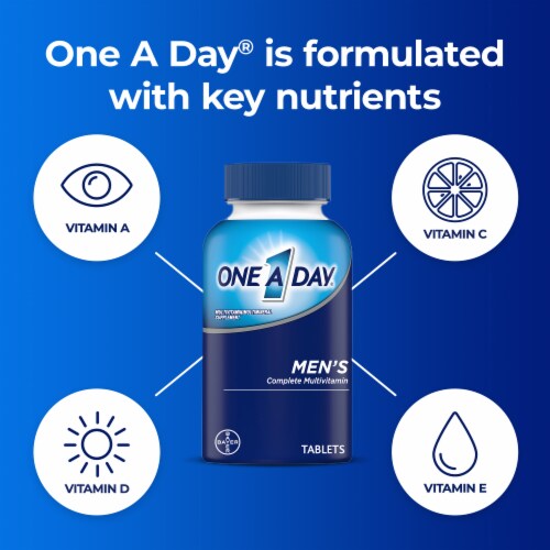 One A Day® Men's Multivitamin Tablets Perspective: bottom