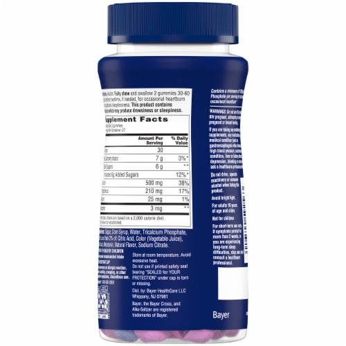 Alka-Seltzer® Heatburn Relief PM Gummies Perspective: bottom