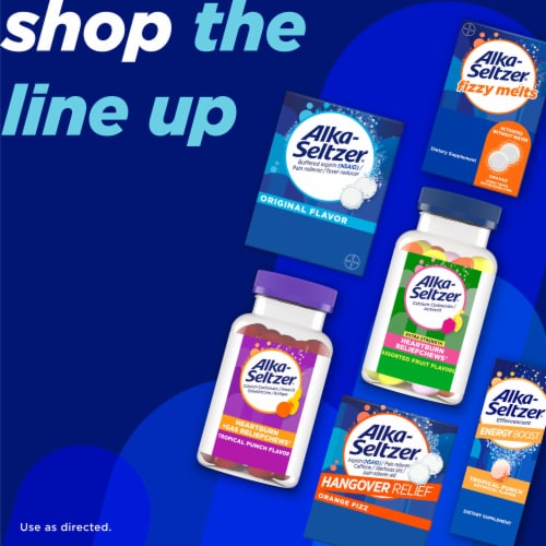 Alka-Seltzer Heartburn + Gas Relief Chews Tropical Punch - 28 ct Perspective: bottom