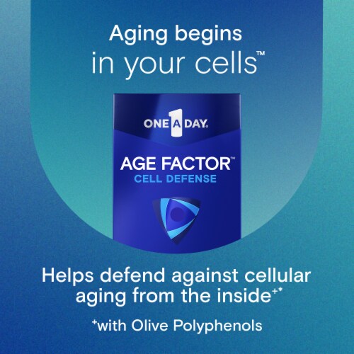 One A Day® Age Factor™ Cell Defense Softgels Perspective: bottom