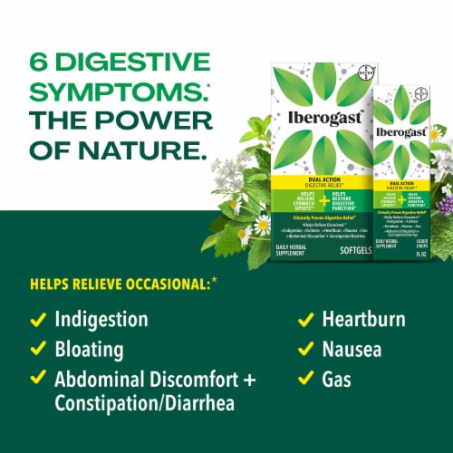 Iberogast™ Digestive Relief Softgels Perspective: bottom