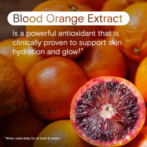 One A Day® Skin Radiance with Blood Orange Extract Capsules Perspective: bottom