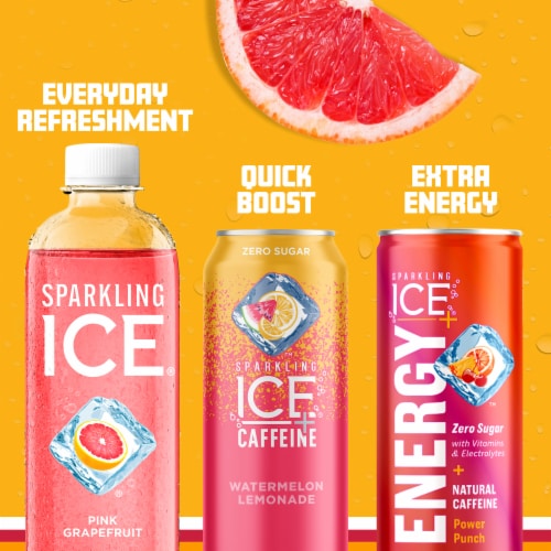 Sparkling Ice® Pink Grapefruit Flavored Sparkling Bottled Water Perspective: bottom