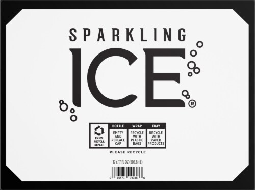 Sparkling Ice® Coconut Pineapple Flavored Sparkling Bottled Water Perspective: bottom