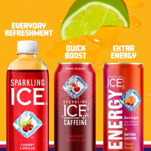 Sparkling Ice® Cherry Limeade Flavored Sparkling Bottled Water Perspective: bottom