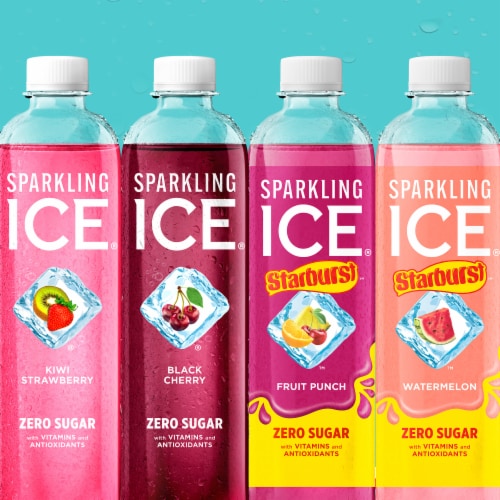 Sparkling Ice® Starburst Red Variety Pack Perspective: bottom
