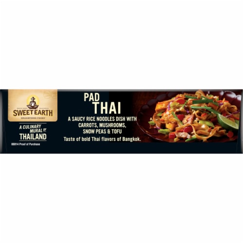 Sweet Earth Vegan Pad Thai Frozen Meal Perspective: bottom