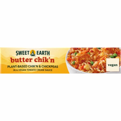 Sweet Earth Vegan Butter Chik'n Bowl Frozen Meal Perspective: bottom