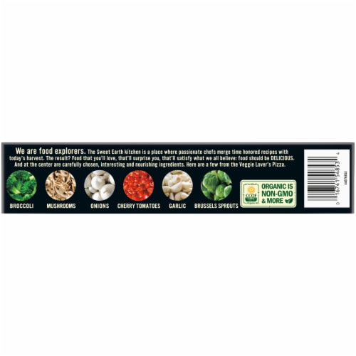 Sweet Earth Veggie Lover's Frozen Pizza Perspective: bottom