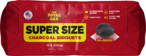 Royal Oak® Super Size™ Charcoal Briquets Perspective: bottom