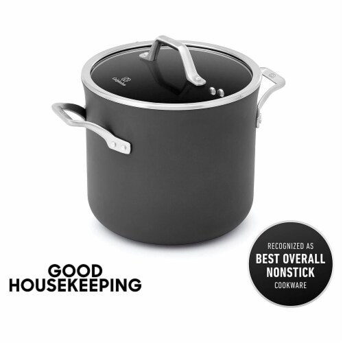 Taste of Home 8 qt Non-Stick Aluminum Stock Pot with Lid