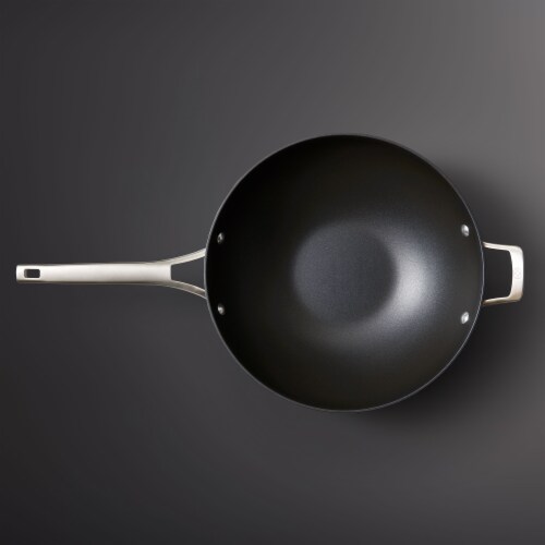 Calphalon Premier Hard Anodized Nonstick Cookware 13 Inch Flat Bottom Wok,  Black, 1 Piece - Kroger