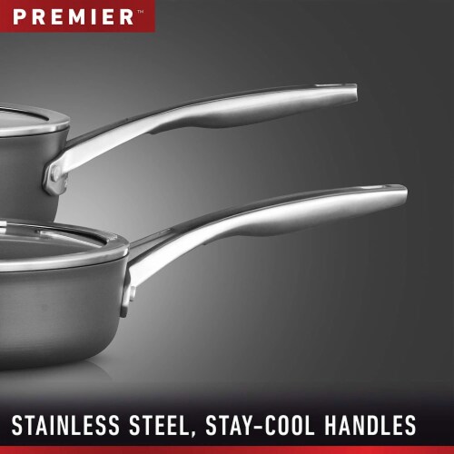 Calphalon 13-Piece Nonstick Kitchen Cookware Set with Stay-Cool Handles, Black Perspective: bottom