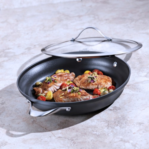 Calphalon Classic 12 Hard-Anodized Nonstick Fry Pan, Black