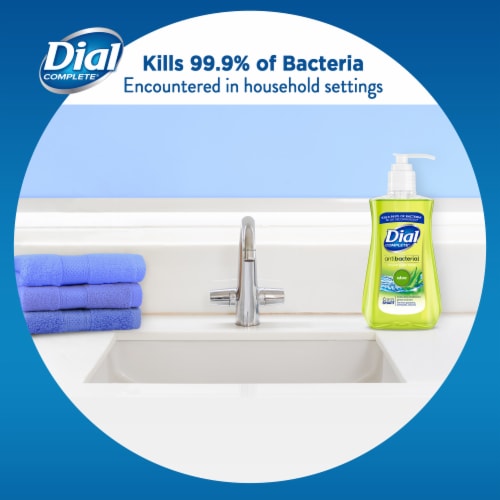 Dial Complete® Aloe Antibacterial Liquid Hand Soap Perspective: bottom